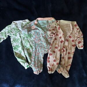Burt's Bees Organic Baby Pajamas - Bundle of 3